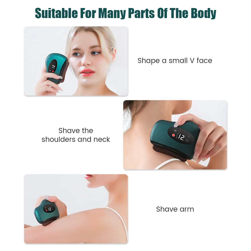 Revitalizing Hot Stone Face Massager