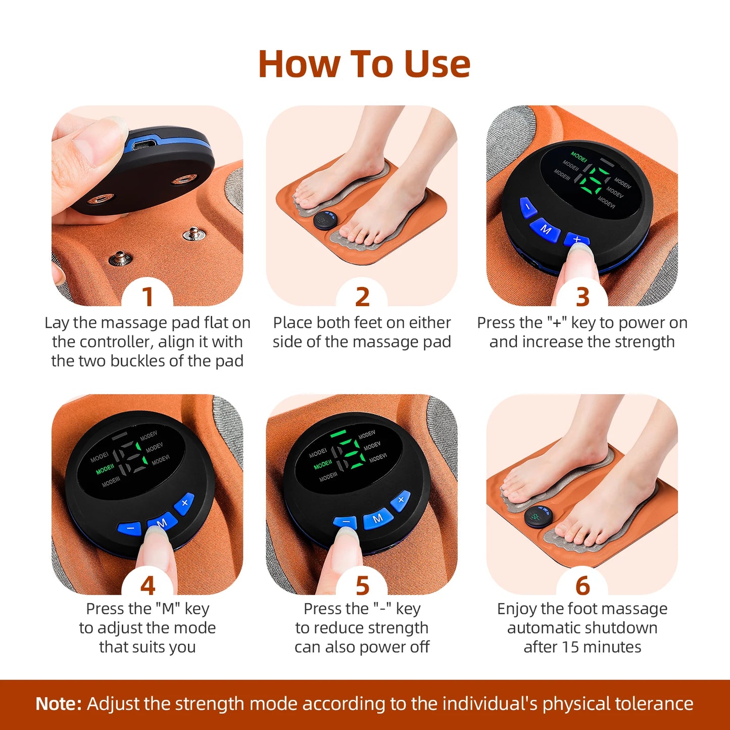 Rechargeable Foot Massage Pad Bliss