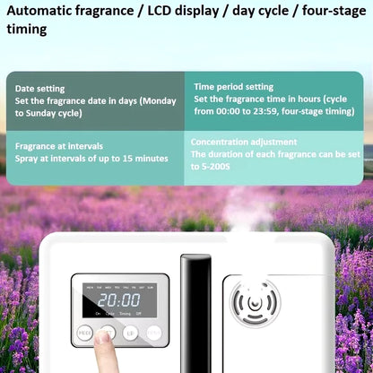 NEW 2024 Electric Aromatherapy Machine Home Wall-Mounted Hotel Air Freshener Bluetooth Aromatherapy Machine Essential Oil